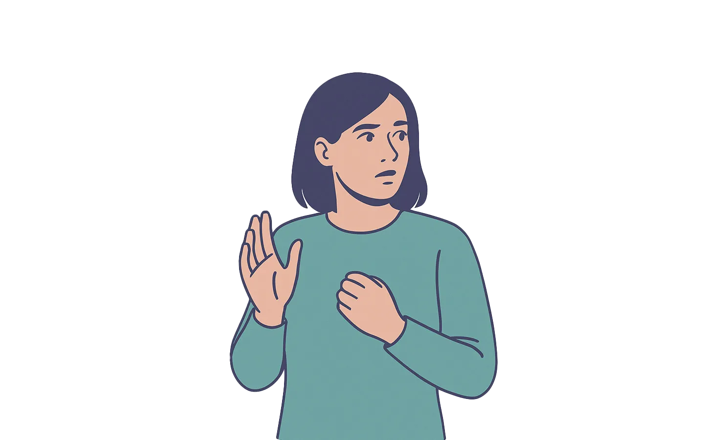 Illustration für Clusterkopfschmerz Angehörigenberatung